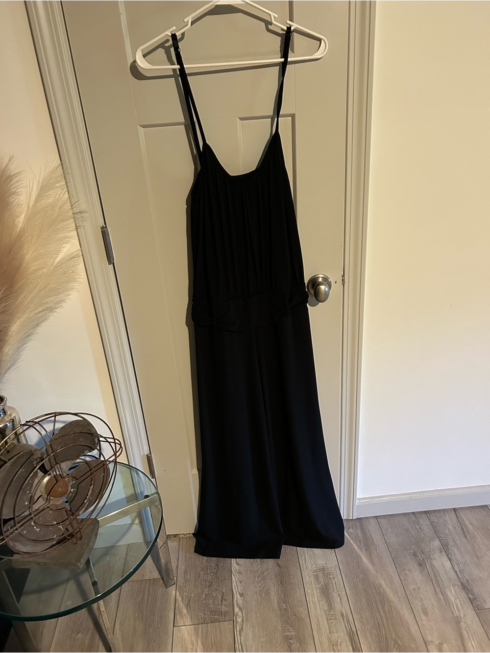 Black Women's Sleeveless Maxi Romper